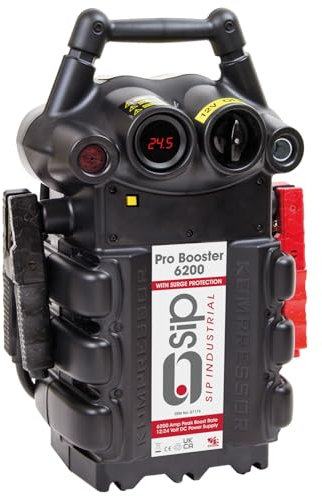 SIP Pro 6200 Start Booster, Battery Booster Jump Starter Power Pack 12V/24V 6200A/3100A