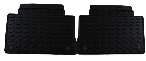 Audi 4L0 061 511 041 Gummi-Fußmatten Hinten, Schwarz