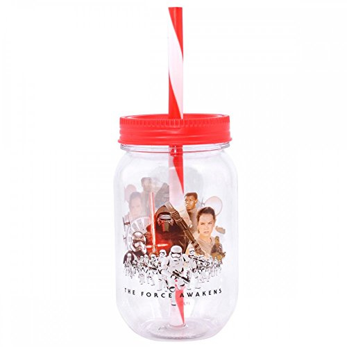 Du00e9veloppe la force Star wars tritan 19 cl Bocal verre avec Paille