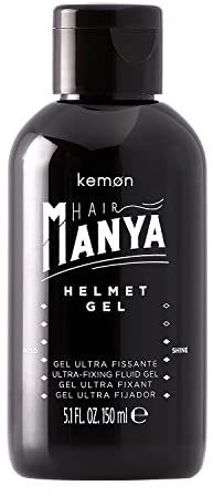 Kemon Hair Manya Helmet Gel - alkoholfreies Haar-Gel für extra starken Halt, professionelles Hair-Styling für Ihn - 150 ml