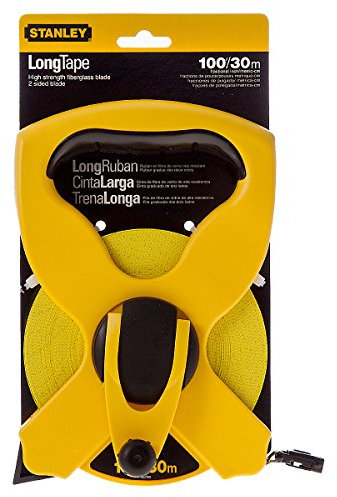 Stanley 234791 Mètre à ruban en fibre de verre Boîtier ouvert 30 m