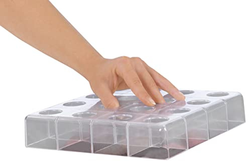 GOURMETmaxx Hackbällchen-Former, PS, Durchsichtig, cm, 22.50 x 22.50 x 4.50 cm, 1 Einheiten