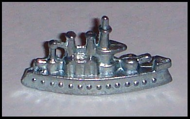 Hasbro Monopoly Classic Battleship Token/Piece/Counter
