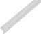Alberts 489229 Profilo angolare, autoadesivo, alluminio, pallinatura argento, 1000 x 10 x 10 mm