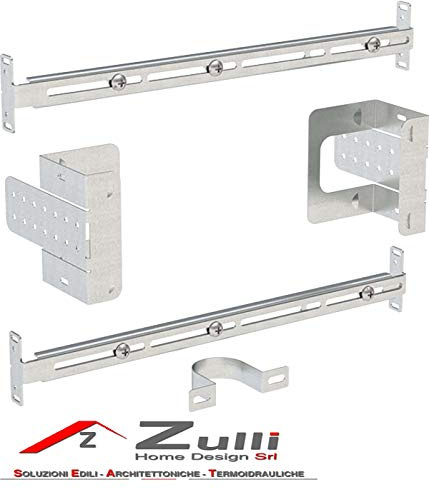 Geberit - Set Di Montaggio A Parete Leggera, Per Cisterna Incasso Geberit Sigma 8 Cm (243.272.00.1)