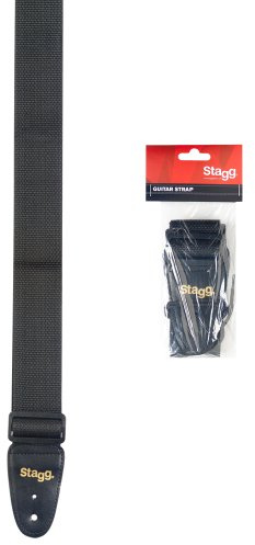 Stagg BJA006BK Nylon Gitarregurt schwarz
