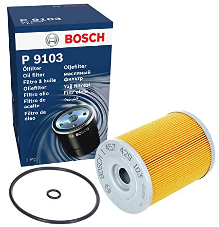 Bosch P9103 Car Oil Filter - Replacement Filter | Separates Soot and Metal Particles from Engine Oil - Provides Reliable Engine Lubrication