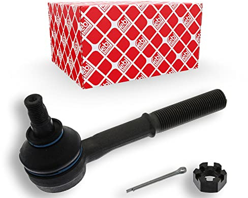 febi bilstein 15266 Spurstangenendstück mit Kronenmutter und Splint, 1 Stück