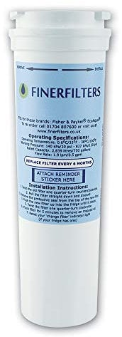 Finerfilters FF-88 Fridge Water Filter Compatible with Fisher & Paykel 836848