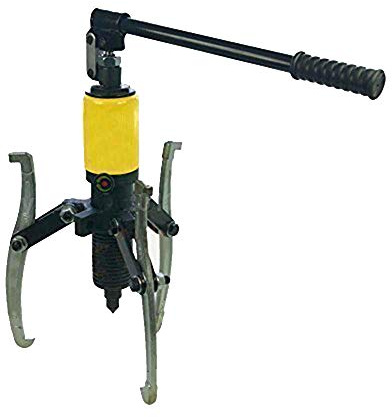 KATSU Integral-Unit Hydraulic Gear Puller 50 Ton, 3 Jaws Manual Hydraulic Press Pulley Gear Wheel Bearing Motor Hub Splitter Seperator Remover 450575