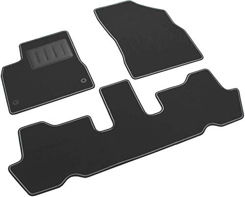 IL TAPPETO AUTO BY FABBRI 3 SPRINT00609 Automatten aus rutschfestem Teppich, kompatibel mit C4 Picasso und Grand Picasso 5-Sitzer 2007-2013