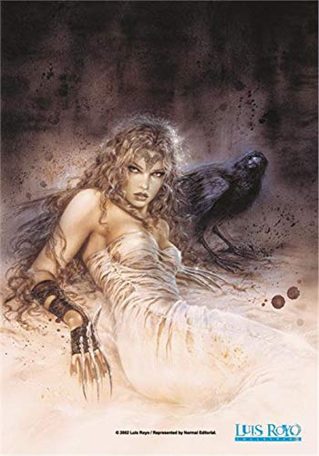 Heart Rock 15393 Drapeau Original Luis Royo, Tissu, Multicolore, 110 x 75 x 0,1 cm