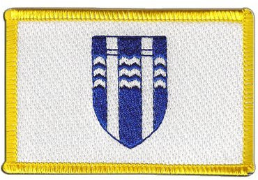 Aufnäher Patch Flagge Island Reykjavik - 8 x 6 cm