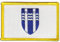 Aufnäher Patch Flagge Island Reykjavik - 8 x 6 cm