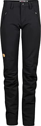 Fjällräven Damen Oulu Wanderhose, Schwarz, 40 EU