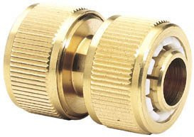Draper Expert 3/4 Brass Hose Repair Joiner Connector for 3/4 Hose Pipe