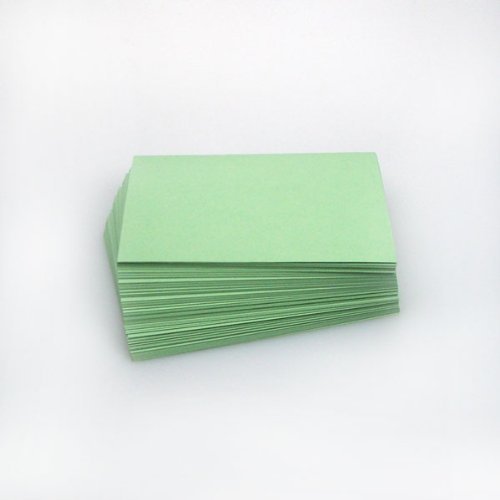 Office Line Karteikarten, 500 Stück, grün, 190 g, DIN A6, blanko, Art.Nr.: 770276