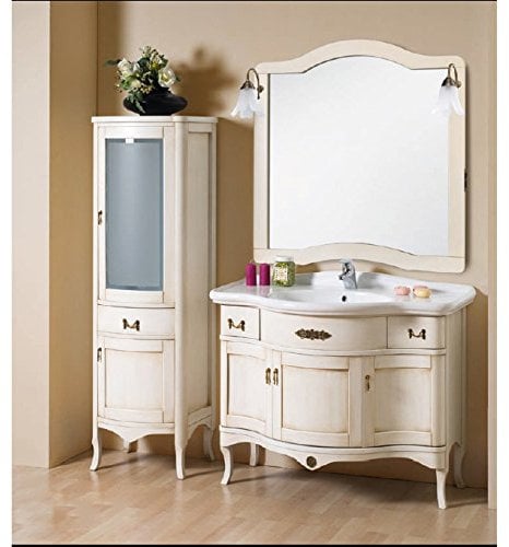 Bagno Italia Mobile arredo da bagno Donatello cm 110 arte povera decapè in 4 colori mobili I