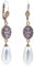 Perlenohrringe Gold Jugendstil Ohrringe Perlen Boho Ohrhänger NOBEL SCHMUCK
