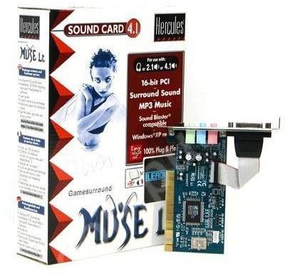 Hercules Gamesurround Muse Pocket LT USB Carte Son