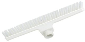 Haug Wischschrubber mit weißen Plastikborsten 28 cm