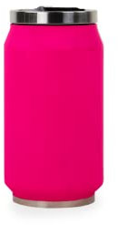 Canette Isotherme Double Paroi en Acier Inoxydable, sans BPA, Gourde réutilisable éco-responsable pour Eau, Sport, Enfant, Bureau, Voyage 280 ml Fuchsia