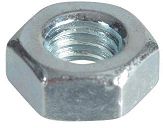 ForgePack Hexagonal Nuts & Washers | M4 | Zinc Plated | Pack 50