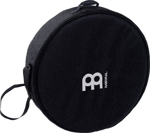 Tasche für Rahmentrommel, schwarz, gefüttert, 46cm, für Schamanentrommel, gefüttert