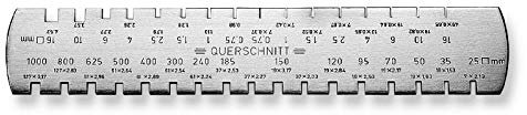 Amperelehre (Querschnittslehre)aus Stahl