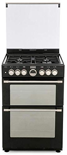 Stoves Sterling Mini Range 60cm Dual Fuel Cooker - Black