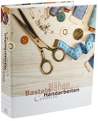 SAFE 4010 DIN A4 Ringbinder Ordner für Handarbeiten oder Bastelanleitungen,Schnittmuster, Strickmuster, usw.