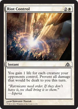 Magic: The Gathering - Riot Control - Controllo Delle Sommosse - Dragon's Maze