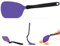 Dreamfarm DFCU3789 Chopula – Super Flexible Chopping Sit Up Spatel – sicher für Antihaftbeschichtung, Nylon, Violett