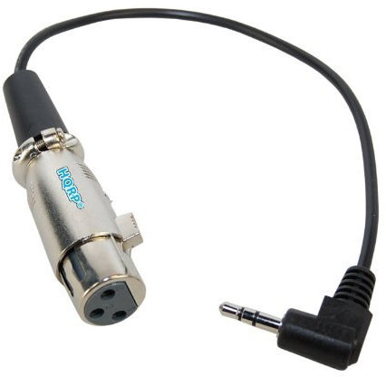 HQRP 3.5mm to XLR Female 3-pin Cable Cord for Rode NTG2 Condenser Shotgun Microphone (Direct Link from External Microphone)