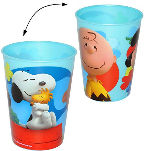 3 in 1 Möglichkeiten___ Trinkbecher/Zahnputzbecher/Malbecher - The Peanuts/Snoopy - Becher & Trinkglas aus Kunststoff Plastik - Jungen - für Kinder..