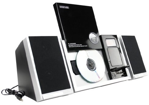 König HAV-MCS40 Kompaktanlage (DVD/CD-/MP3-Player, 28 Watt,FM-Tuner, SD-Kartenslots, USB 2.0) schwarz