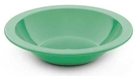 Harfield 17.3cm Polycarbonate Narrow Rimmed Bowl Emerald (Pack of 4)