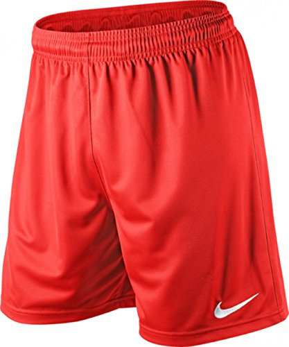 Nike Herren Park II Knit Shorts ohne Innenslip, rot (University Red/White), Gr. L