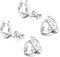 schmuxxi® Ohrringe 2er Set Kinder I Pferde und Hufeisen Ohrhänger für Mädchen aus 925 Silber I hochwertig und niedlich