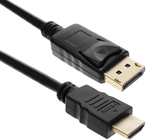 BeMatik - Cable DisplayPort Macho a HDMI Macho 5m