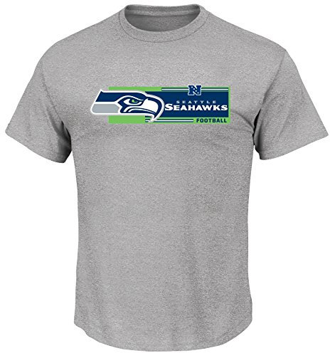 Majestic NFL T-Shirt Seattle Seahawks Critical Victory grau Football (L)