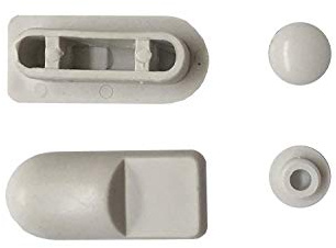 Ideal Standard J273100 WC Sitzpuffer für WC-Sitz, Puffersatz Stoßdämpfer Abstandhalter