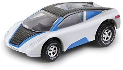 Darda 50368 Auto DCR 1 Fahrzeug, weiß/blau/schwarz