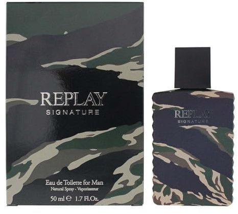 Replay Signature for Man REPLAY Eau de Toilette Uomo Confezione 50 ml