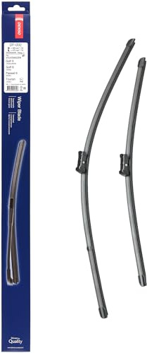 DENSO Flachwischer-Set DF-002 (600/475 mm, Linkslenker): Zwei leise, langlebige Wischer mit aerodynamischem Design. OEM-Qualität, breite Kompatibilität, 2-Jahre Garantie