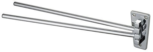 Haceka Handtuchhalter Standard schwenkbar, Silber, 30 x 10 x 10 cm