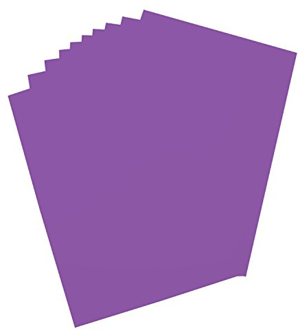 folia 65290 - Plakatkarton, ca. 48 x 68 cm, 10 Bögen, 380 g/qm, einseitig violett gefärbt - ideal zum Basteln oder Erstellen von Plakaten und Anzeigen