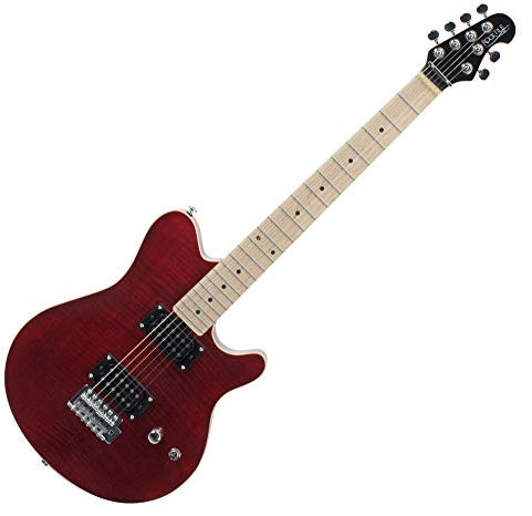 Rocktile Pro MM150-TR E-Gitarre Transparent Red