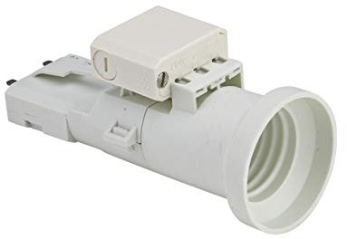 Douille ampoule - Soquet ampoule - Douille lumière - Douille de lampe - Douille intérieure - Kit Complet Douille E27 + Fiche Dcl 2P+T - Debflex - 712780