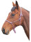 Shires Rope Control Headcollar Pink/Black